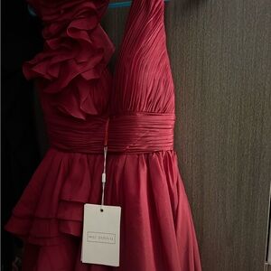 Mac Duggal Elegant Red Wedding Dress